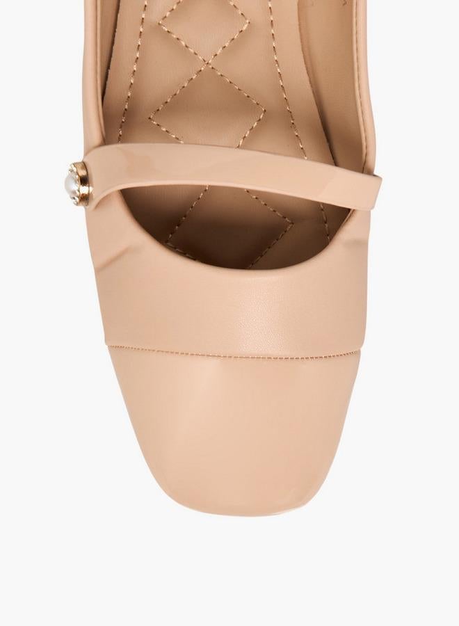 Flora Bella By Shoexpress Women Pearl Accent Ballerina Shoes - Image 4