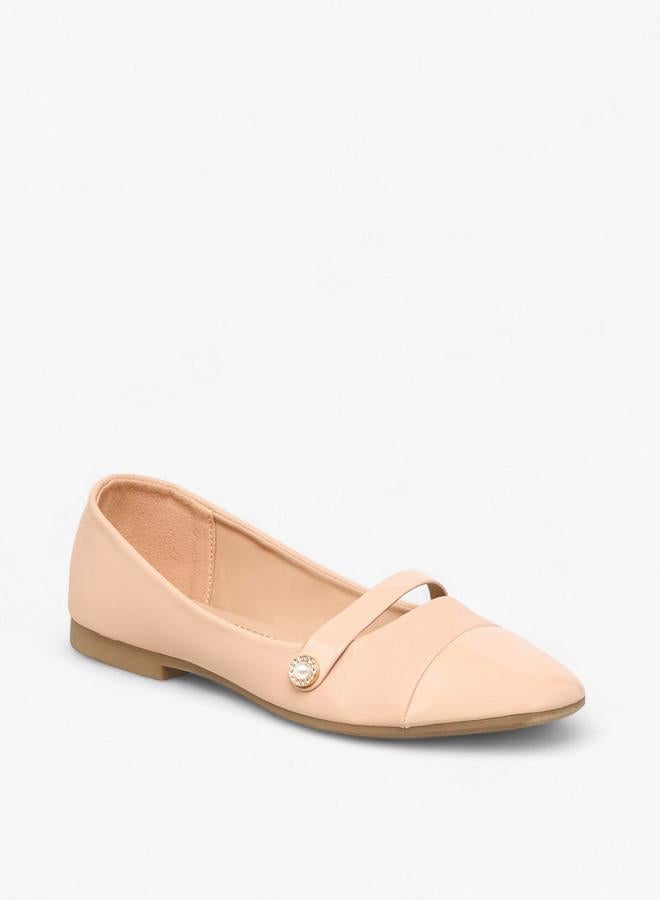 Flora Bella By Shoexpress Women Pearl Accent Ballerina Shoes - Image 3