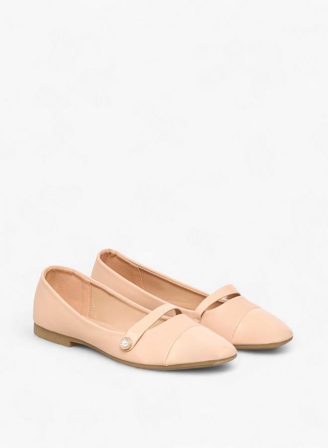 Flora Bella By Shoexpress Women Pearl Accent Ballerina Shoes - Image 2
