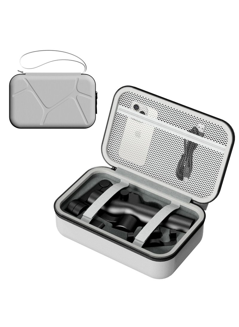 Barakah Osmo Mobile 7P Carry Case – Portable Hard Shell Storage Bag for D-JI Osmo Mobile 7/7P Gimbal Stabilizer & Accessories, Waterproof, Shockproof, Scratch-Resistant Travel Case for Vloggers(Grey) - Image 2