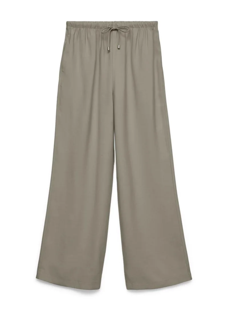 Vero Moda Laurel Oak Loose Fit Trousers for Women | Best Price UAE