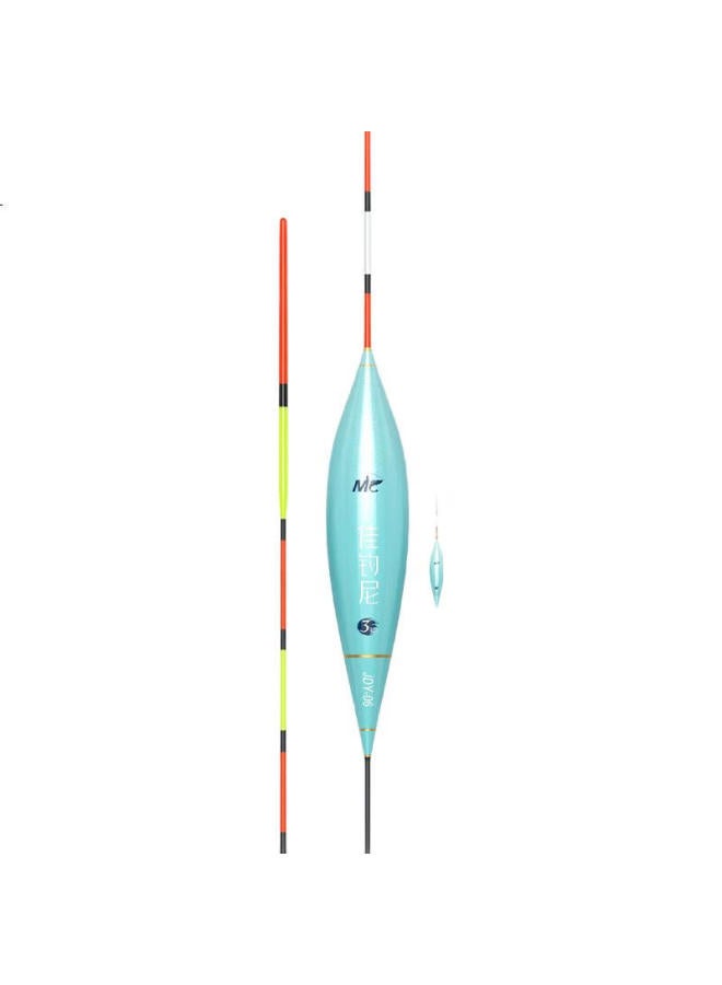 Jiadiaoni (Jiadiaoni) Crystal Hard Tail Fishing Float, Nano Buoy, Highly Sensitive Crucian Carp Float, Eye-Catching Wild Fishing Float, Jdy06#1 Buoy - Image 2