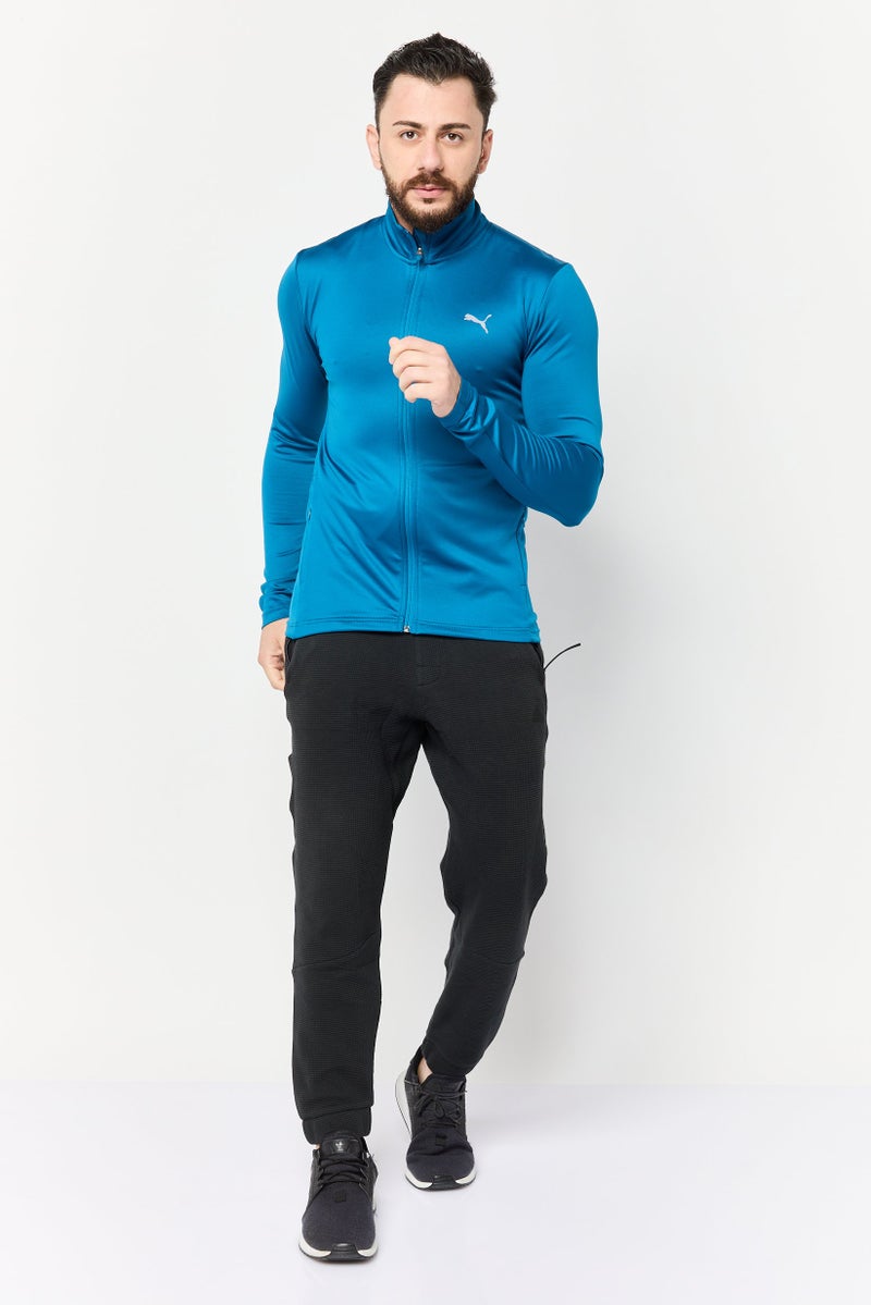 PUMA Men Slim Fit Long Sleeves Outdoor Jacket, Teal Blue - Image 2