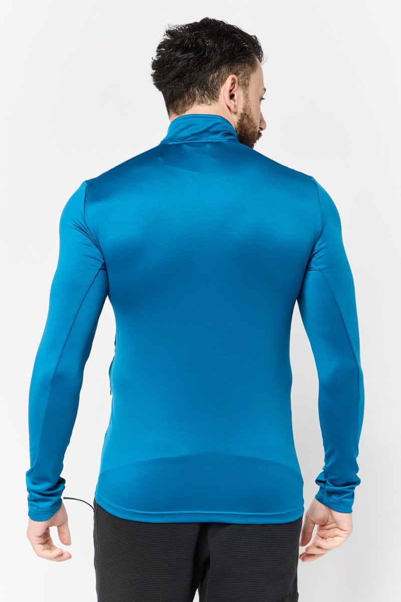 PUMA Men Slim Fit Long Sleeves Outdoor Jacket, Teal Blue - Image 4