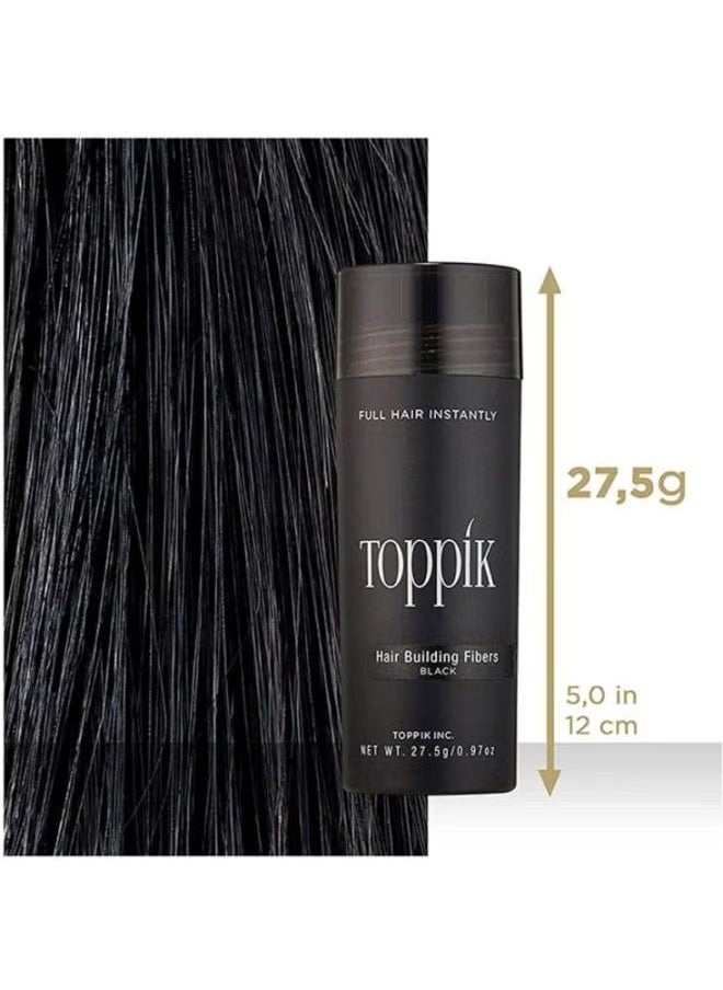 Toppik - Hair Growth Fiber Black 27.5g (packaging may vary) - Image 1