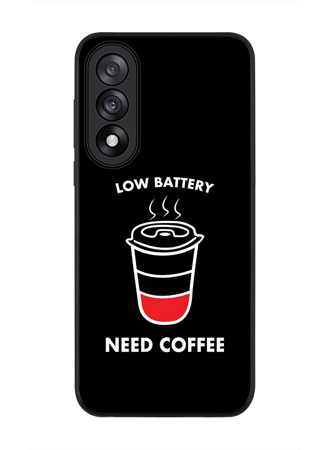Stylizedd For OnePlus Nord 5 / Ace 5 Ultra Case,Slim fit Camera Protection, Shockproof Thin Phone cover  - Low battery need coffee