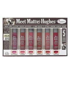 theBalm The Balm Lip Stick Liquid Long Lasting Set of 6 Colour - Pack of 1  - Image 1