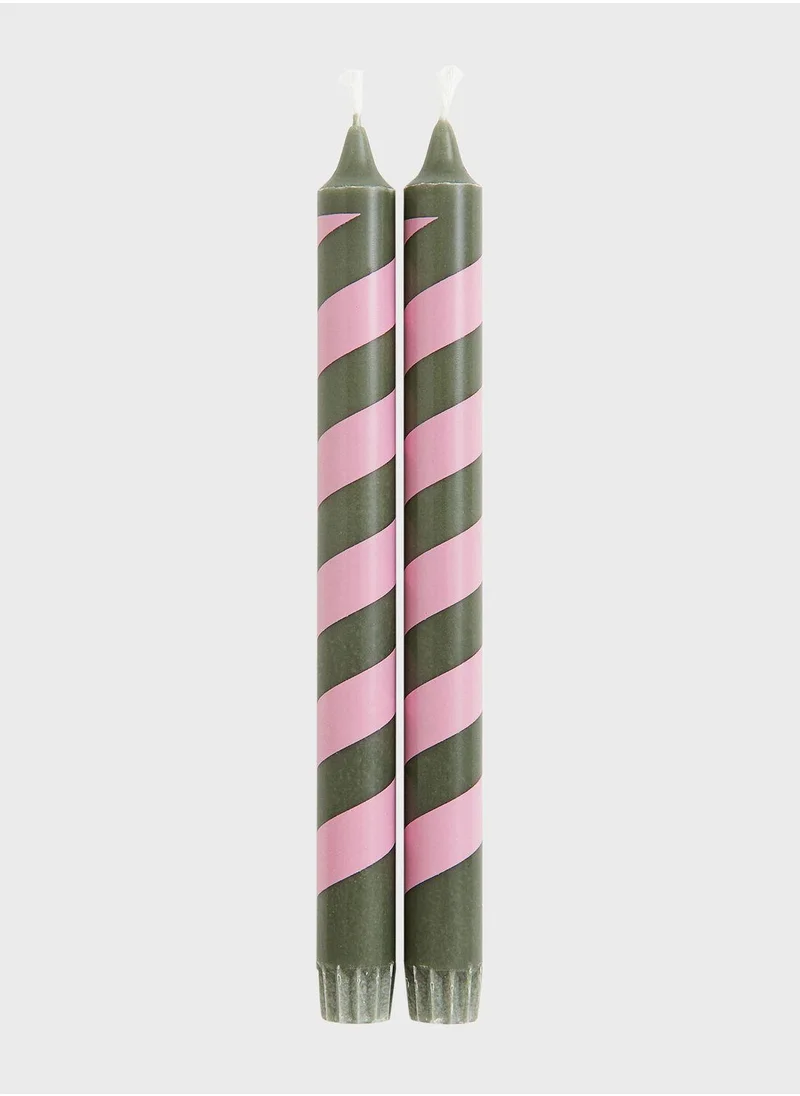 اتش اند ام 2-Pack Candy Cane Candles