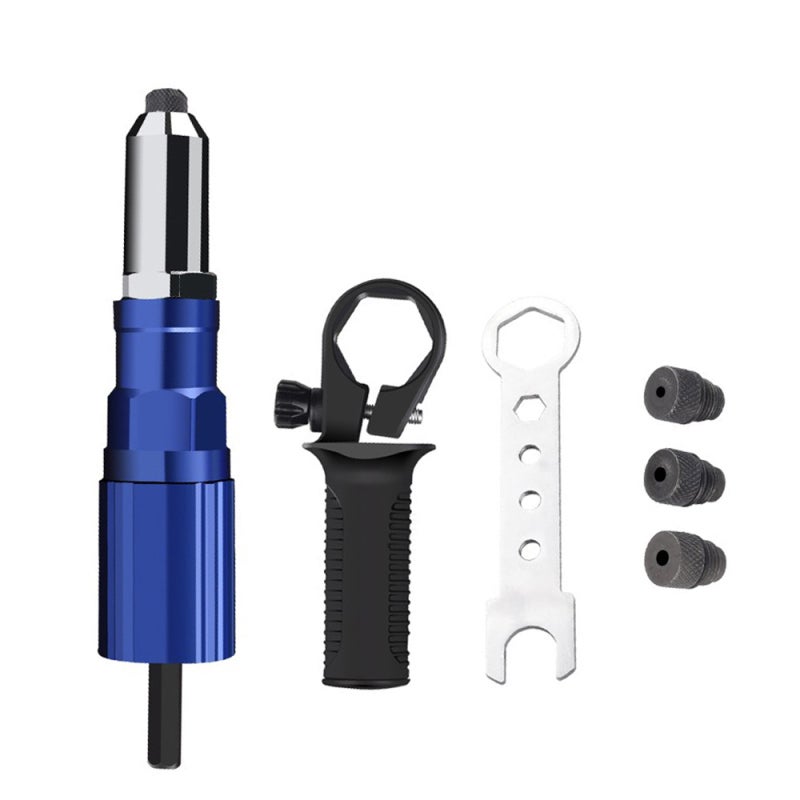 Electric Rivet Tool 2.4mm-4.8mm Rivet Nut Tool Bit Adapter Cordless Riveting Tool Conversion Connector Insert Nut Pull Rivet Tool - Image 1