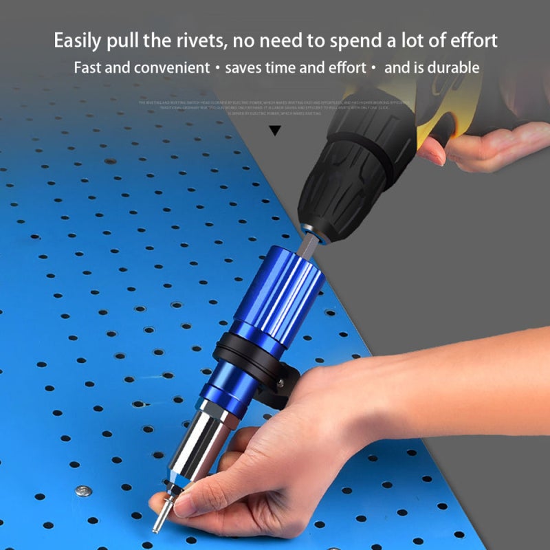 Electric Rivet Tool 2.4mm-4.8mm Rivet Nut Tool Bit Adapter Cordless Riveting Tool Conversion Connector Insert Nut Pull Rivet Tool - Image 4
