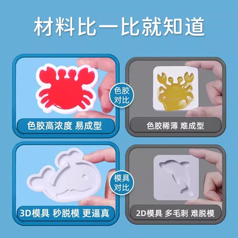 Boys And Girls Handmade Diy Make Magic Water Sprite Toy Water Baby Solution Diy Magic Children'S Toy Suit - Image 5