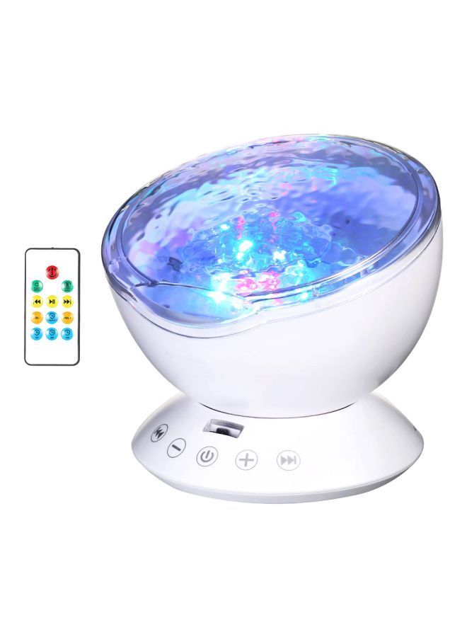 NIBEMINENT Ocean Wave Musical Night Light Projector  - Image 1
