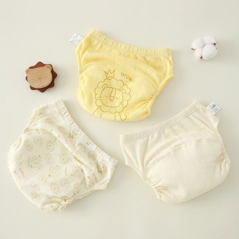 Baby Training Pants 6-Layer Mesh Upgraded Wings-Lion Kingdom (3-pack) 