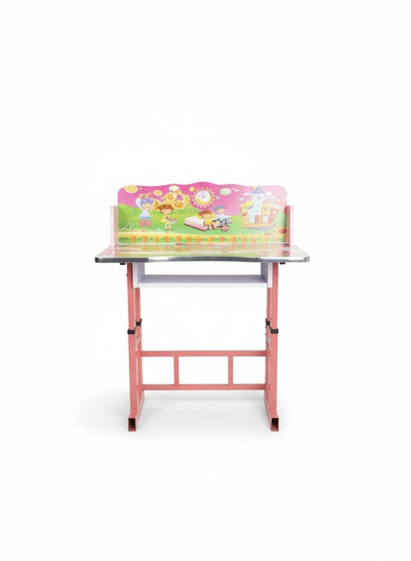 Adjustable Kids' Study Desk and Chair Set - Fairytale Theme - Image 3