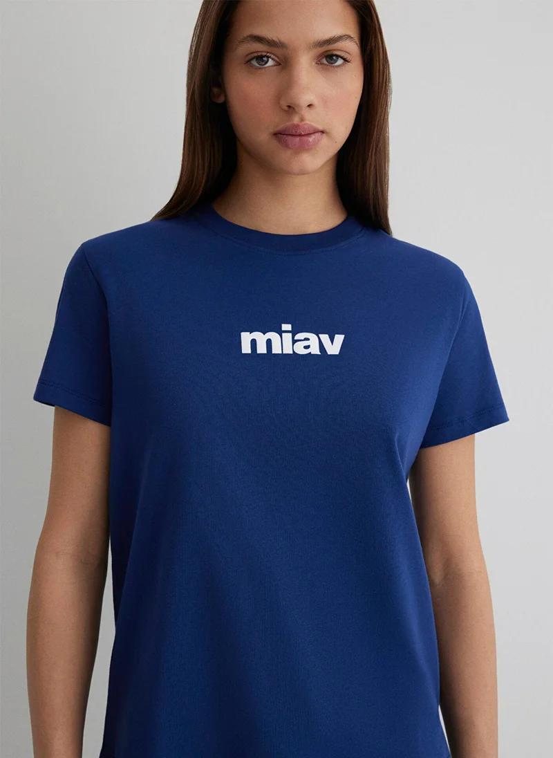 MAVI Miav Printed Navy T-Shirt
