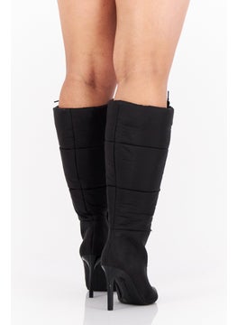 INC Women High Heel Boots, Black  - Image 3