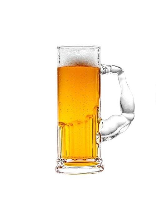 HEIP HEIP Italian Premium Glass Beer Mug Transparent 600ml SAT of 3  - Image 2