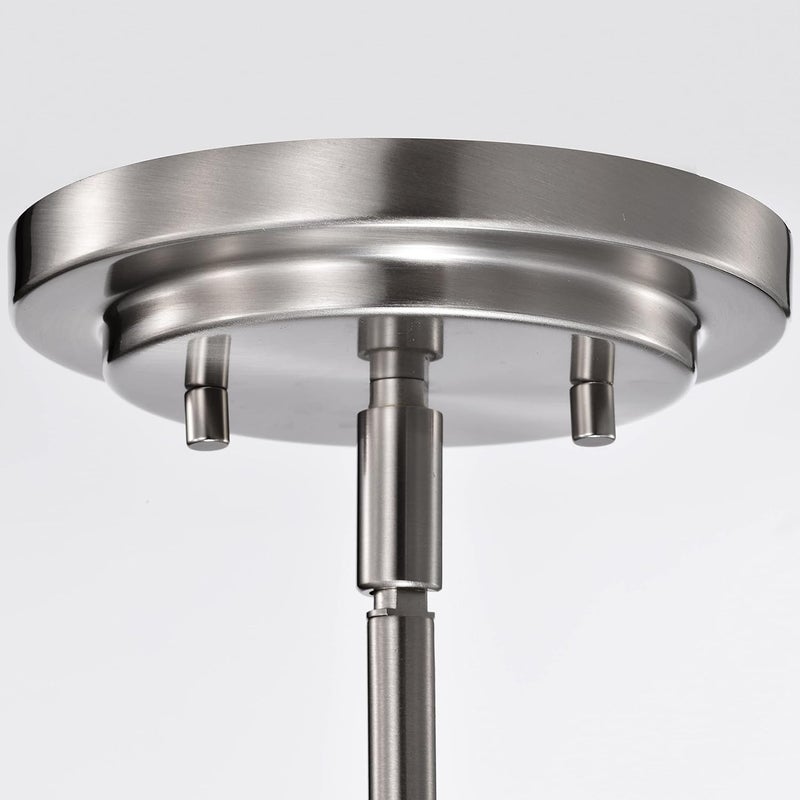 Nuvo Nuvo Lighting 62106 Frame LED One Light Pendant 48 Watt 285 Lumens Soft White 2700K KolourOne Technology Brushed Nickel Fixture  - Image 4
