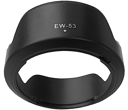 HUIPUXIANG غطاء عدسة HUIPUXIANG EW-53 لكاميرا كانون RF-S 18-45mm F4.5-6.3 is stm على EOS R50 R100 R10 (للملحقات)، غطاء عدسة EW53 Digital Tulip Flower 49mm - Image 5