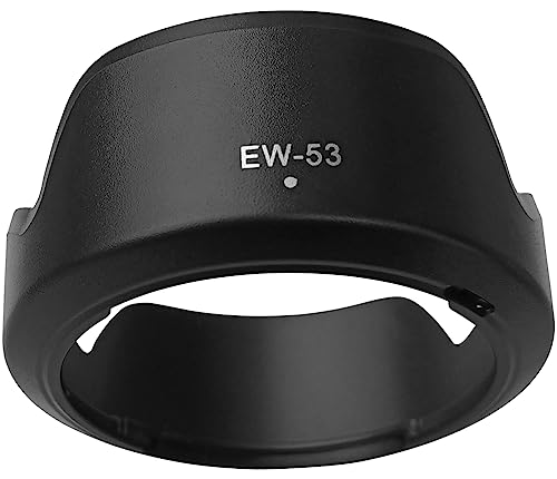 HUIPUXIANG غطاء عدسة HUIPUXIANG EW-53 لكاميرا كانون RF-S 18-45mm F4.5-6.3 is stm على EOS R50 R100 R10 (للملحقات)، غطاء عدسة EW53 Digital Tulip Flower 49mm - Image 1