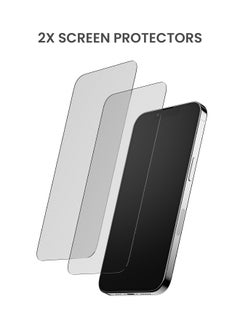 TinyMoose 2 Piece Ultra High Clarity Tempered Glass Screen Protector for iPhone 14 Pro  - Image 2