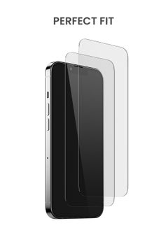 TinyMoose 2 Piece Ultra High Clarity Tempered Glass Screen Protector for iPhone 14 Pro  - Image 5