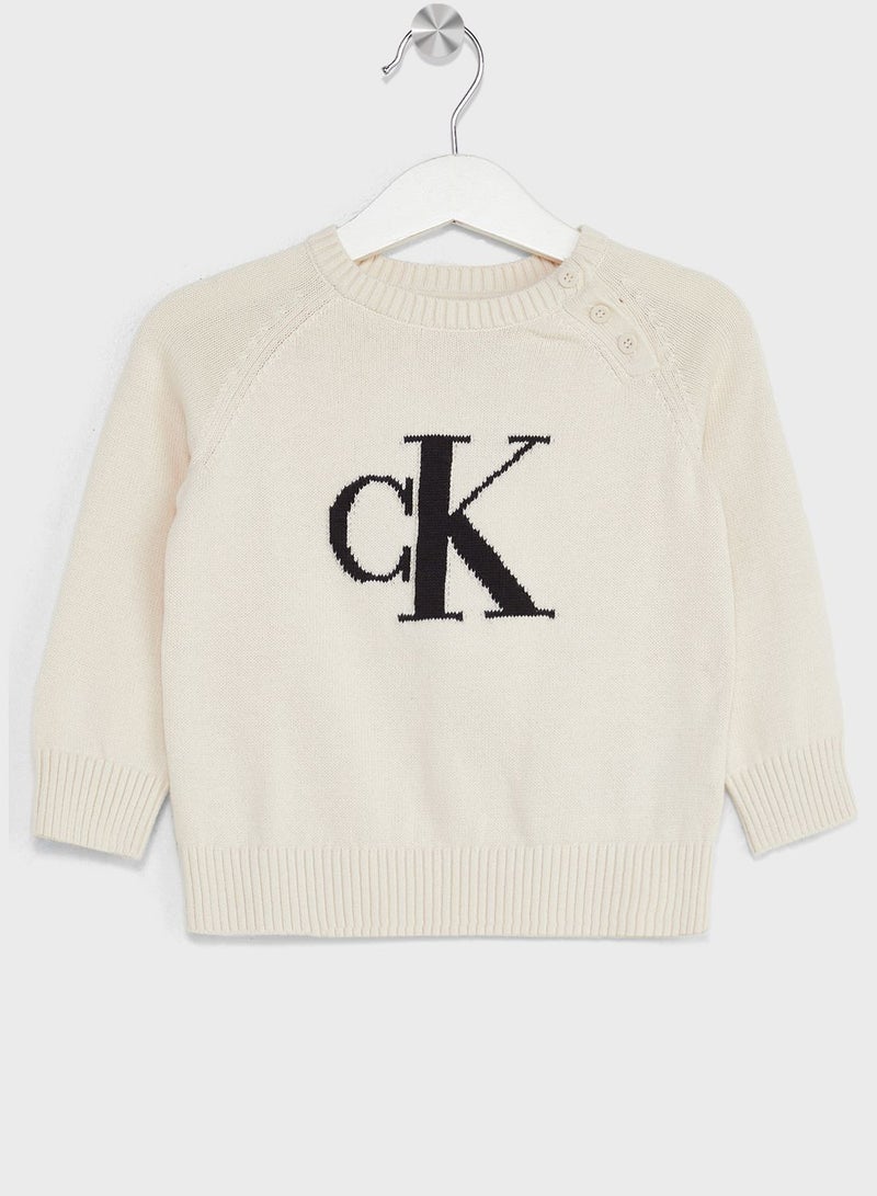 Calvin Klein Jeans Infant Crew Neck Sweater  - Image 1