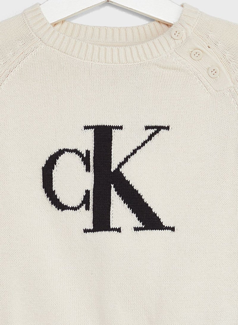 Calvin Klein Jeans Infant Crew Neck Sweater  - Image 3