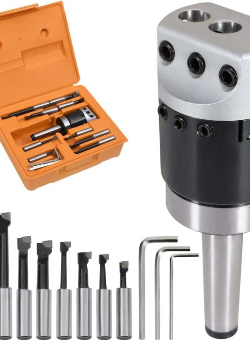 GGOOT Hardware -15 Pieces Boring Tool Set 50 mm Boring Head MT2-F1-12-Tools  - Image 1