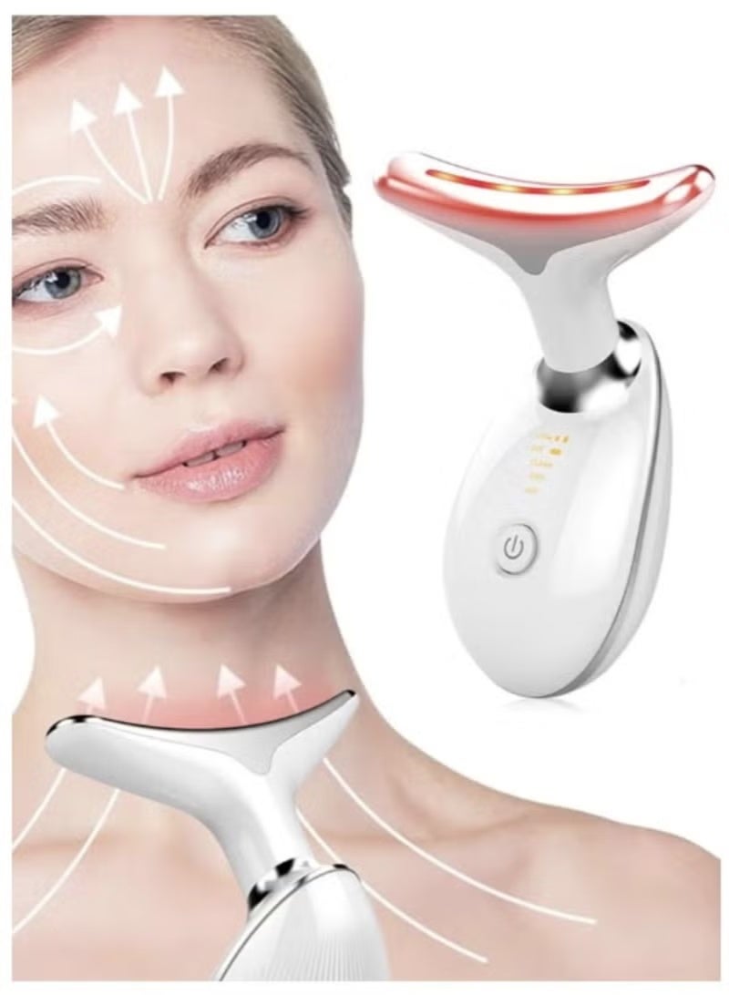 Face Massager, Face Beauty Device, Facial Lifting Therapy Machine EMS Face Massager Anti Wrinkle Skin Tightening Reduce Double Chin Skin Care Tools 7 Colour Modes - Image 1