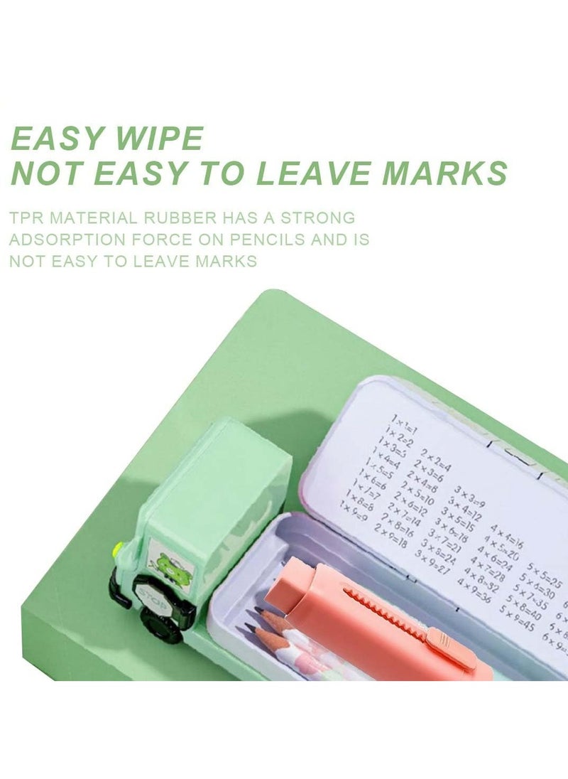 Oasisgalore - 4 Pcs Retractable Erasers Push-Pull Rubber Eraser for Students Writing Office School Supplies - Image 1