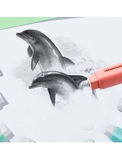 Oasisgalore 4 Pcs Retractable Erasers Push-Pull Rubber Eraser for Students Writing Office School Supplies  - Image 5