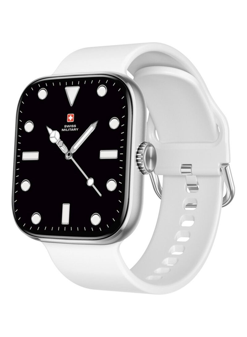 SWISS MILITARY Swiss Military Alps 4 Smartwatch – White | 1.75" AMOLED | IP67 | Bluetooth Calling  - Image 1