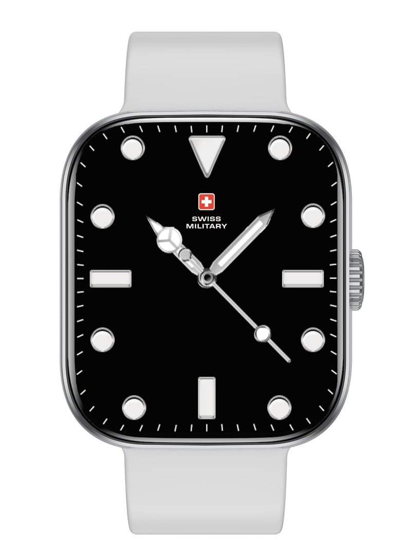 SWISS MILITARY Swiss Military Alps 4 Smartwatch – White | 1.75" AMOLED | IP67 | Bluetooth Calling  - Image 3