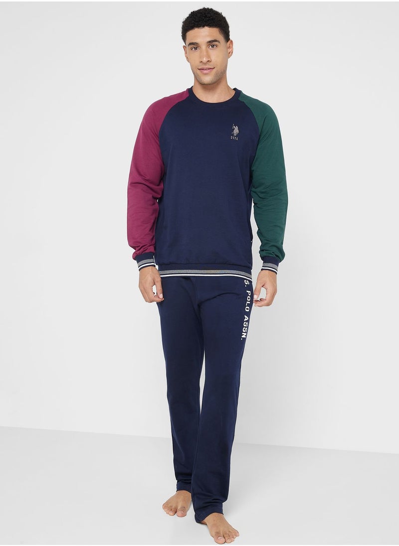 U.S. Polo Assn. - Crew Neck T-Shirt Pyjama Set - Image 1