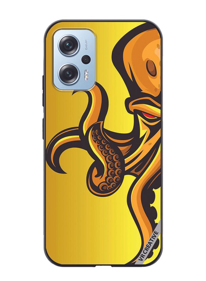 VR CREATIVE Protective Case Cover For Xiaomi Poco X4 GT Octopus Design Multicolour - Image 1