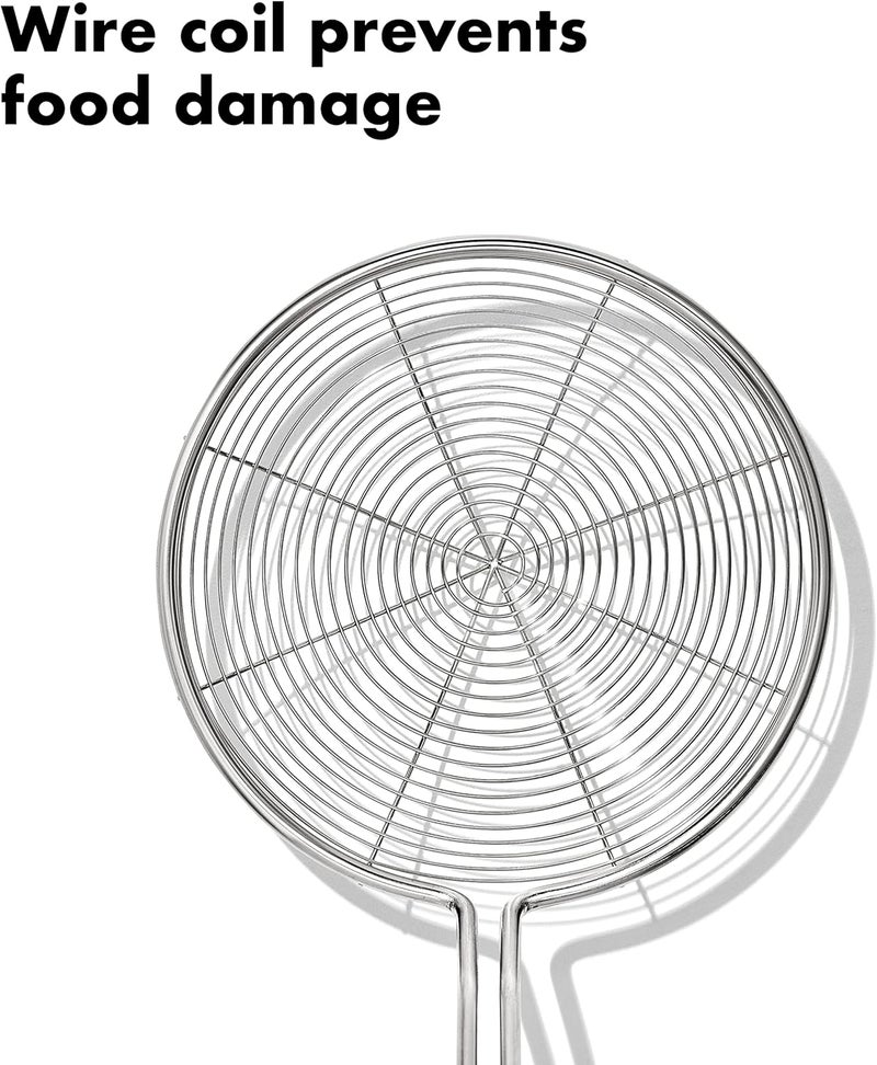OXO OXO Good Grips Stainless Steel Spider Scoop  Strain SkimmerBlack  - Image 4