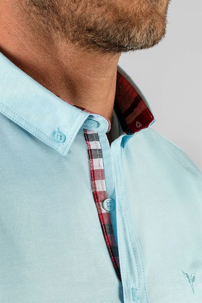 Tudors Slim Fit Slim Fit Long Sleeve Poplin Oxford