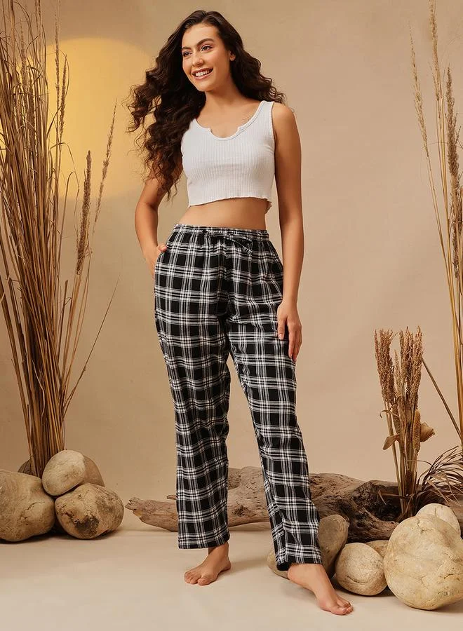 كلوفيا بنطال بيجاما نسائي كاروهات