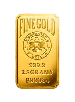 Emirates Gold Emirates Gold 2.5g Fine Gold Bar - 24k (999.9 Purity)  - Image 3