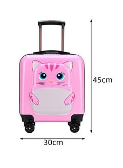 Generic Travel Kid's Luggage 18inch Carry on Hard Side Upright Cartoon Wheeled Suitcases  - Image 2