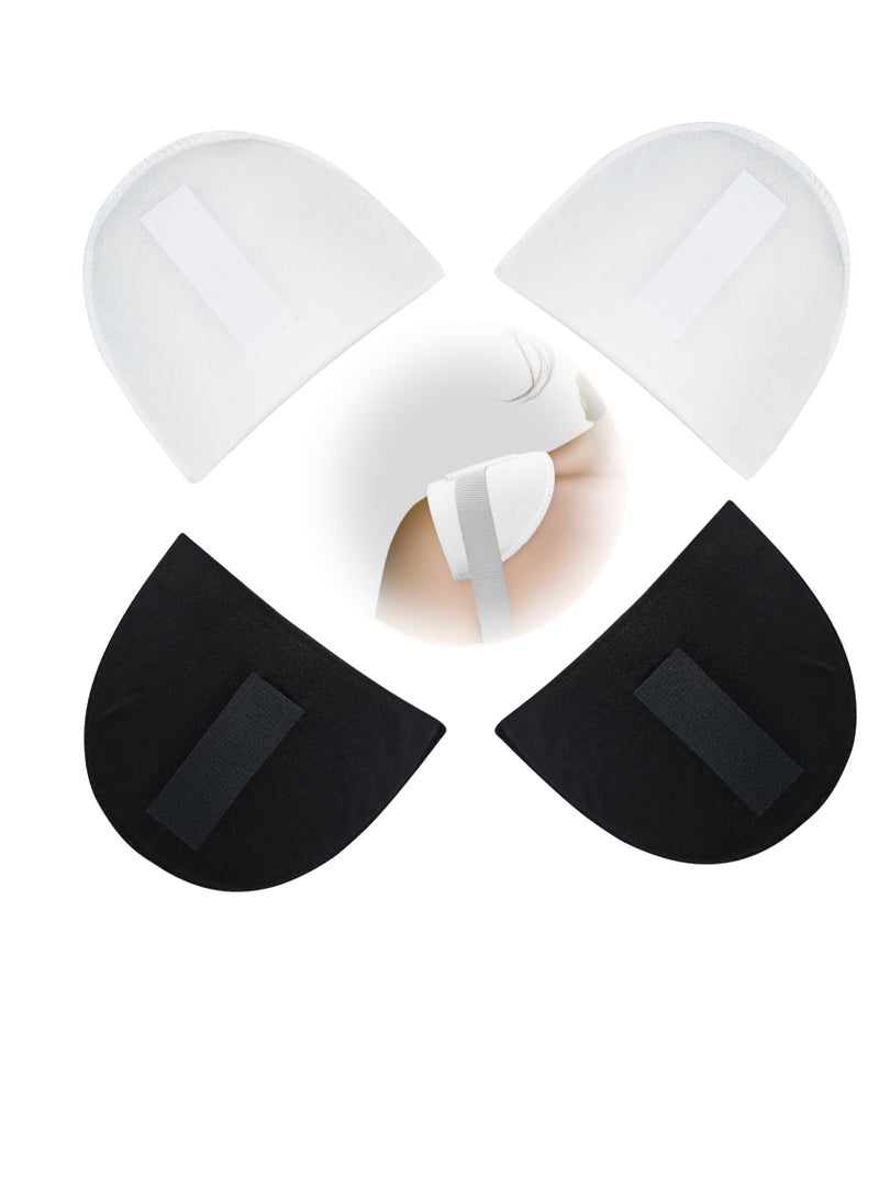 Generic Removable Shoulder Pads for Blazers, 2 Pairs, Sponge Lining, No Sewing Required - Image 1