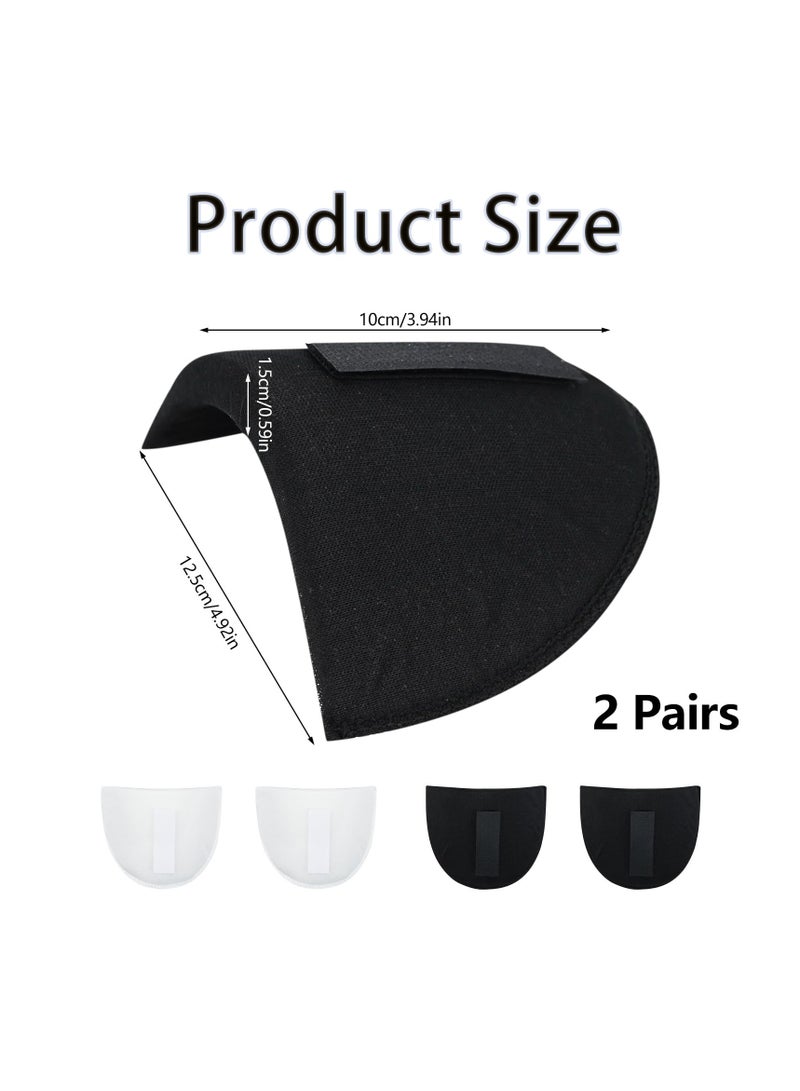 Generic Removable Shoulder Pads for Blazers, 2 Pairs, Sponge Lining, No Sewing Required - Image 2