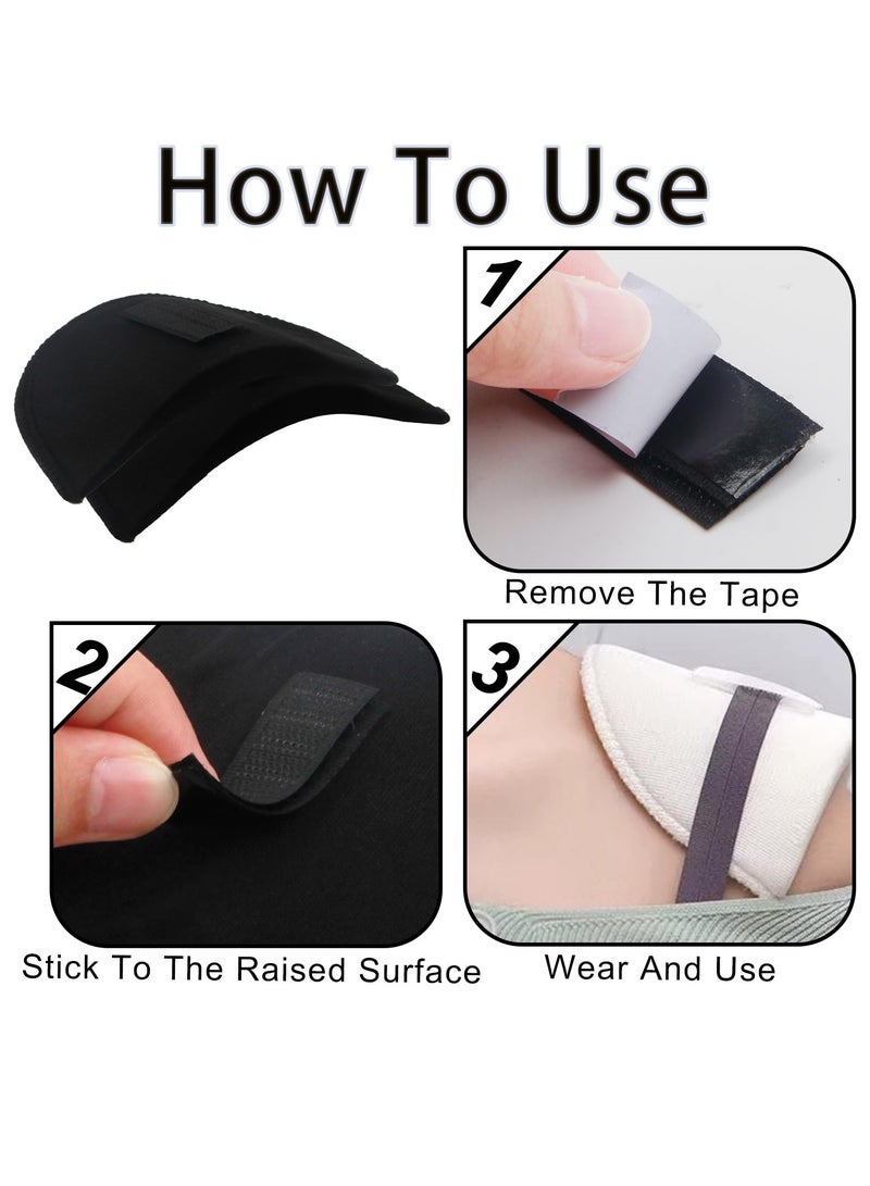 Generic Removable Shoulder Pads for Blazers, 2 Pairs, Sponge Lining, No Sewing Required - Image 3