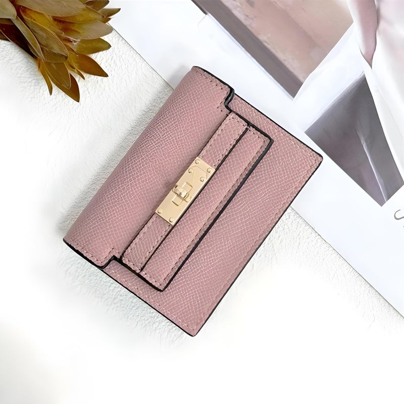 Travel Organizer - Compact women's wallet passport holder made from durable nylon, offering dedicated slots for documents, tickets, and currencies to ensure safe and organized journeys abroad. (beige) - Image 2