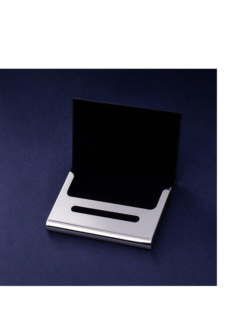 zoba Magnetic Leather Card with Metal Protection - Lightweight and Luxurious - Black  - Image 3