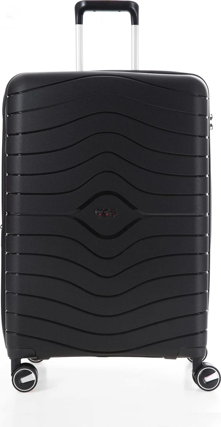 S-Invalid Brand Name 5242 Polypropylene Battal & Bellows 3-Piece Suitcase Set
