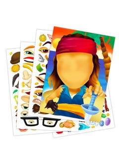 Bendon Publishing Make a Face Sticker Books for Boys Kids Toddlers - Set of 3 Jumbo Books with Over 90 Faces and 750 Stickers (Sticker Face Activity Set)  - Image 2
