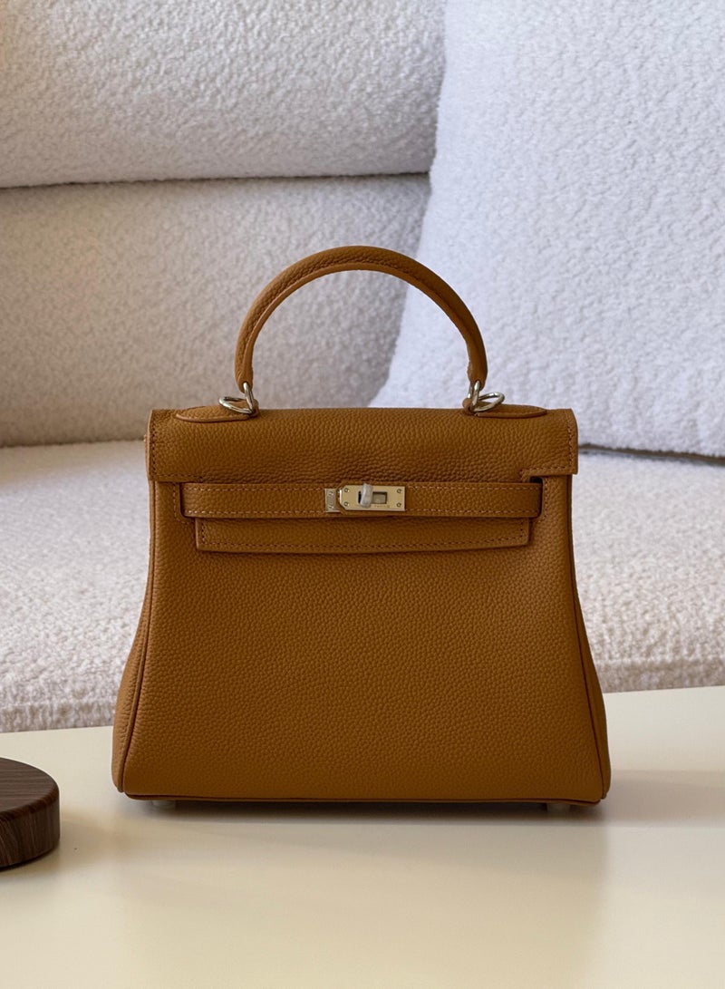 Mini Elegent Solid Color Tote Bag 