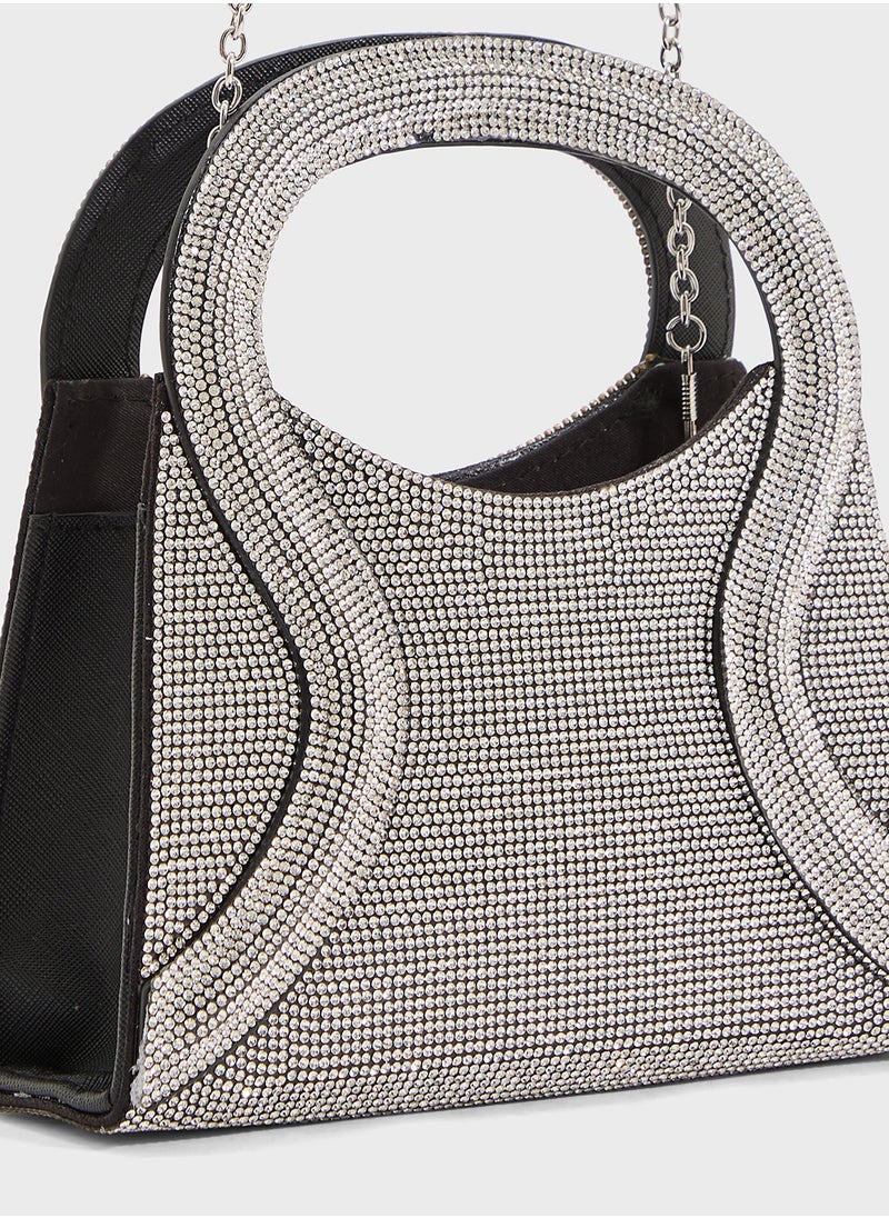 Ella Limited Edition Ladies Sparkly Clutch Bag  - Image 4